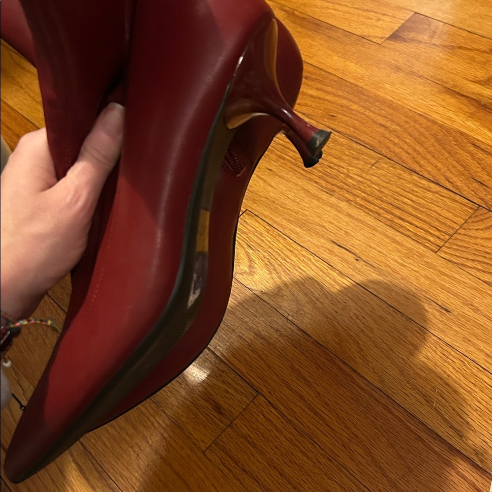 Madden Girl red Ankle Boots- Sz 8.5 - Picture 3 of 4